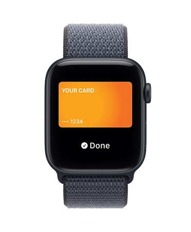 Apple Watch SE 3, alumiiniumkorpus, öösinine, Apple Pay rakenduses Apple Wallet, parema külje vaade, Digital Crown, rihm, Sport Loop, ankrusinine