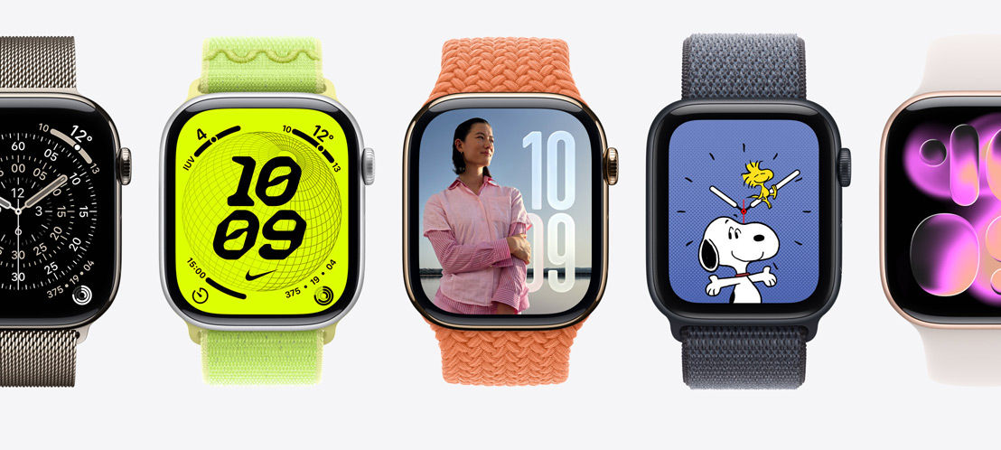 Esferas del Apple Watch: Orientación, Nike, Fotos, Snoopy, Responsive Art