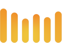 噪音測量儀以橙色顯示